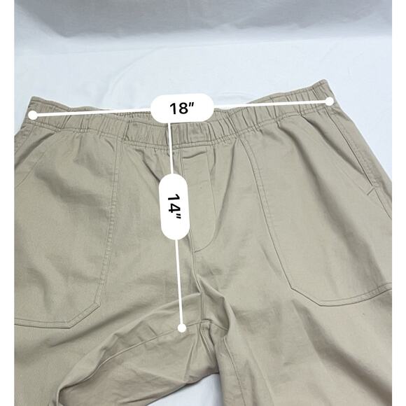 Old Navy + Ankle Pants Size XL Pull On Wide Led Pockets Lot of 3 Gray Black Tan - Picture 15 of 16